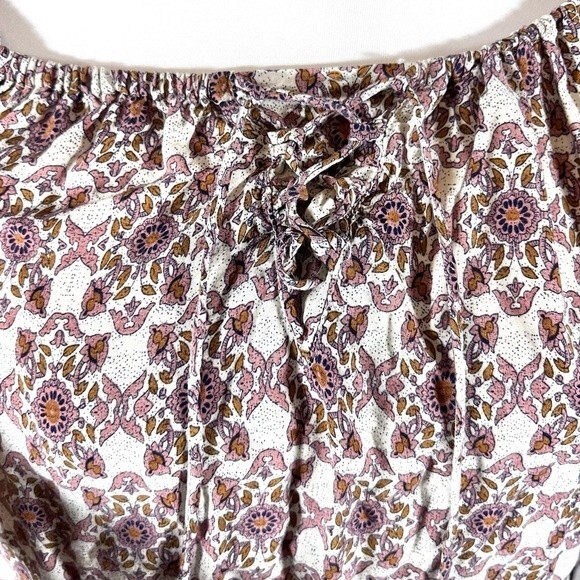 Umgee on or off shoulder boho tunic top size medium - Picture 3 of 8